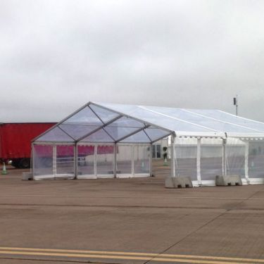 clear roof marquees